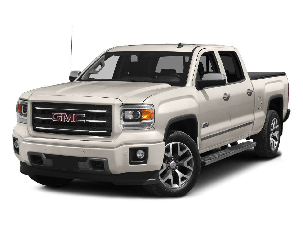 2015 GMC Sierra 1500 SLE in Fire Red — front three-quarter view