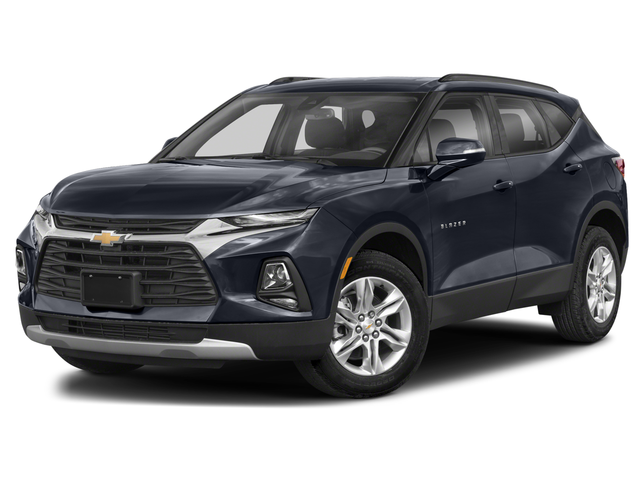 2022 Chevrolet Blazer 2LT in Summit White — front three-quarter view