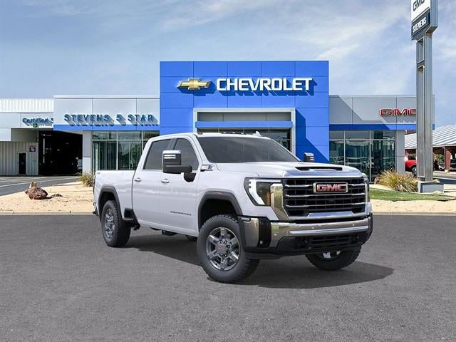 2026 GMC Sierra 2500 HD SLT in Summit White — front three-quarter view