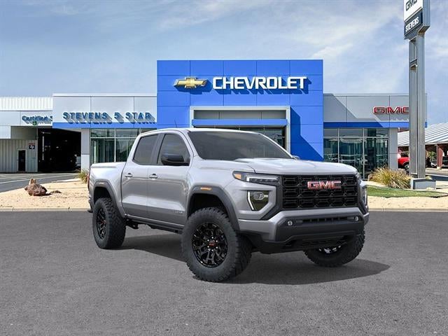 2026 GMC Canyon Elevation in Sterling Metallic — front three-quarter view
