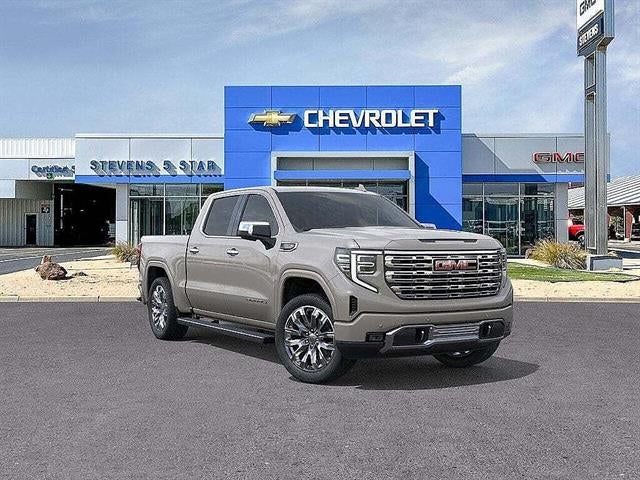2026 GMC Sierra 1500 Denali in Coastal Dune — front three-quarter view