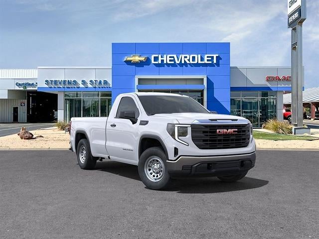 2025 GMC Sierra 1500 Pro in Summit White — front three-quarter view