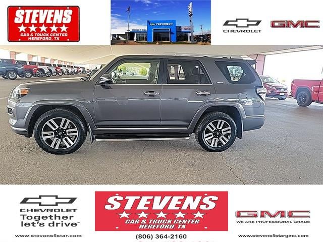 2023 Toyota 4Runner Limited in Magnetic Gray M — front three-quarter view